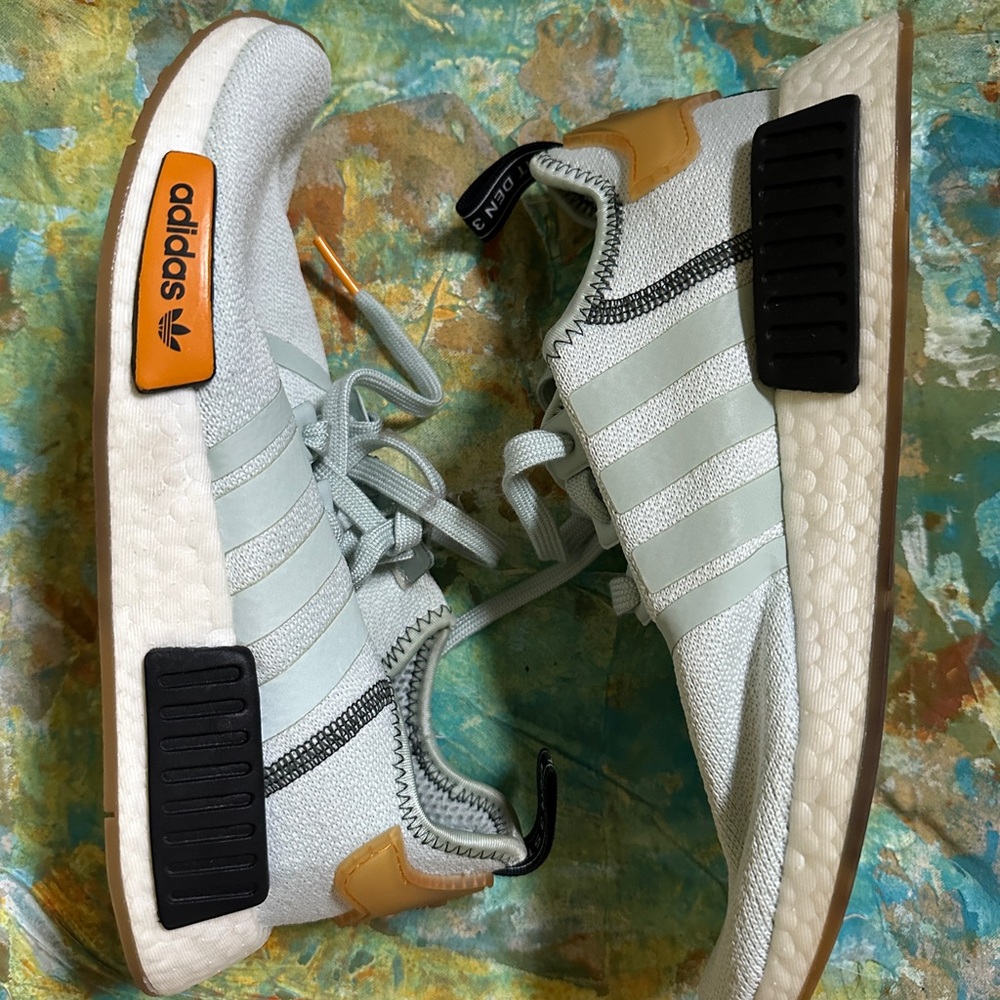 Adidas Mint-Colored NMD Sneakers, Size 7